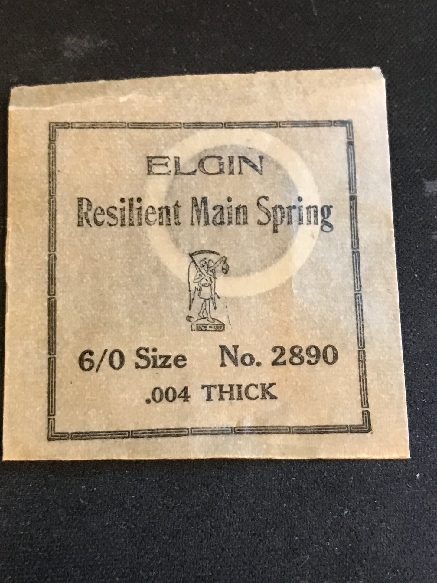 Elgin Factory Mainspring for 5/0s & 6/0s No. 2890 - Steel