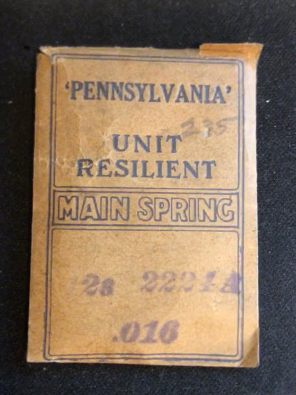 Pennsylvania Mainspring for Waltham 12s No. 2224A - Steel