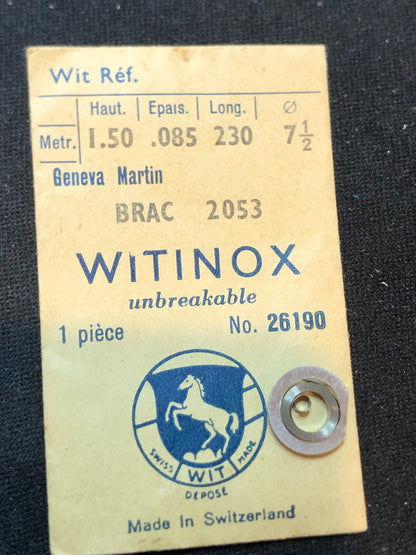 Witinox Unbreakable Mainspring for Brac caliber 2053 - Alloy