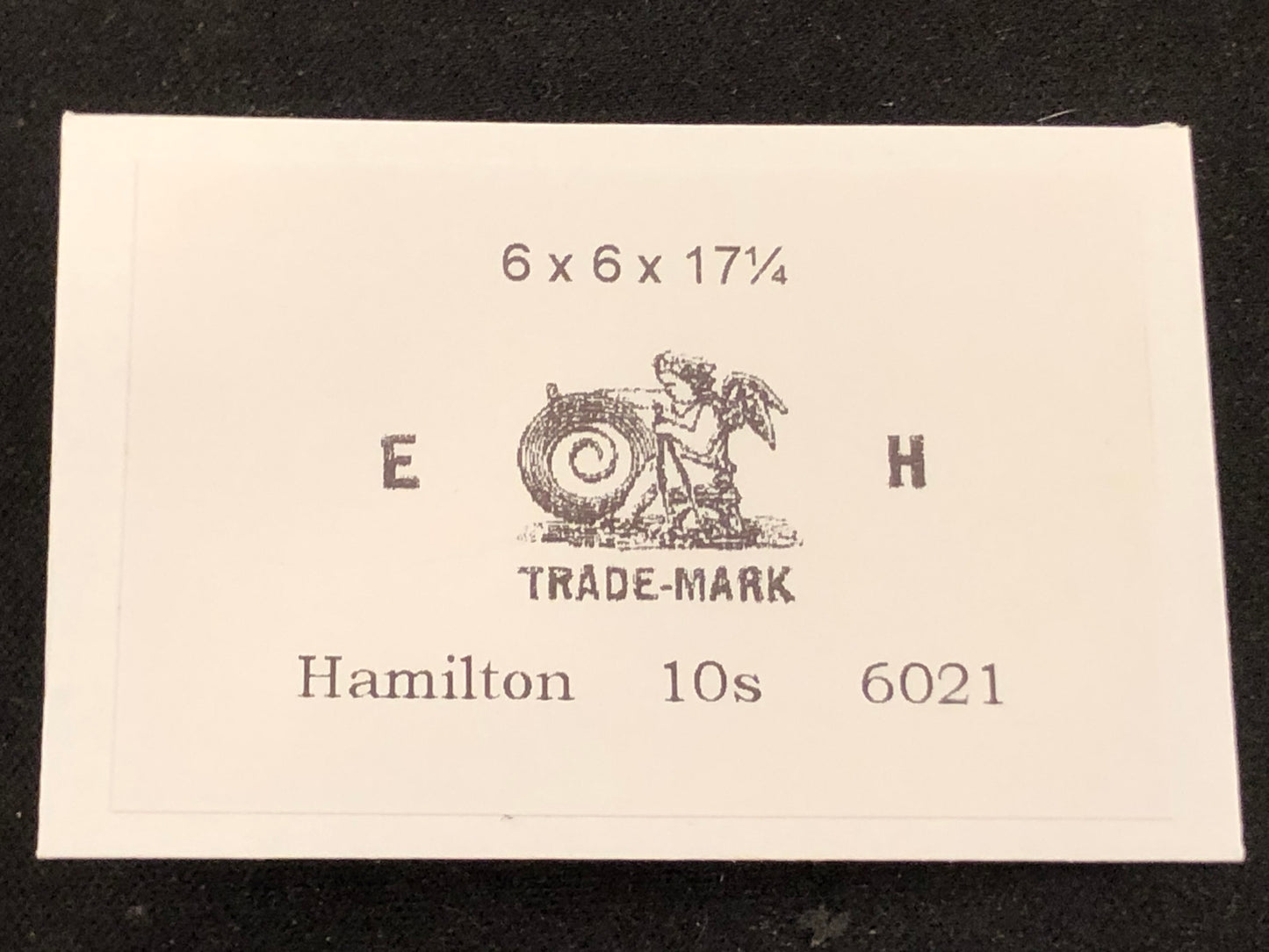 E&H Mainspring for Hamilton 10s No. 6021 - Steel