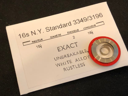 N.Y. Standard 16s Mainspring No. 3349 / 3196 (EXACT) - Alloy