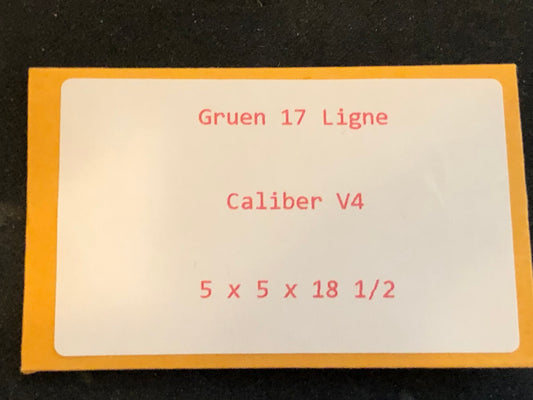 Gruen Factory Steel Mainspring for 17 Ligne Caliber V4 Movements