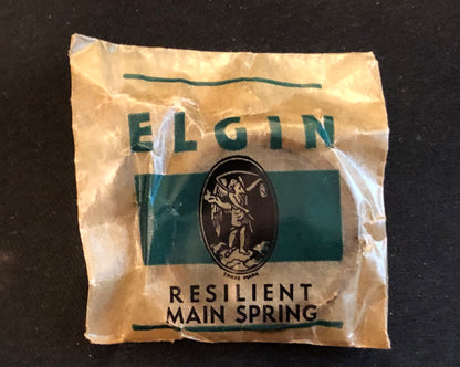 Elgin Factory Mainspring for 22s 8-day No. 4935 - Steel