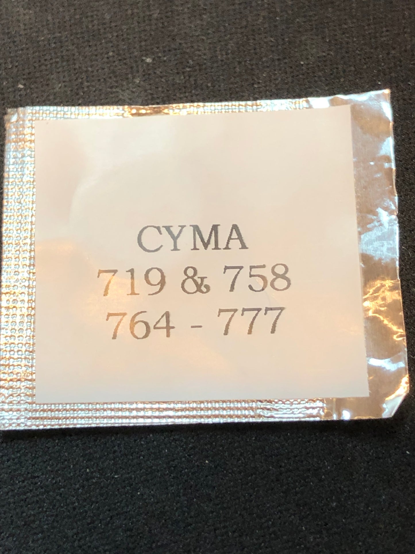 Alloy Mainspring for CYMA caliber 719 & 758, 764 to 777