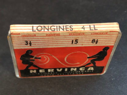 Lot of 3 Nervinca Unbreakable Mainspring for Longines 4LL - Alloy