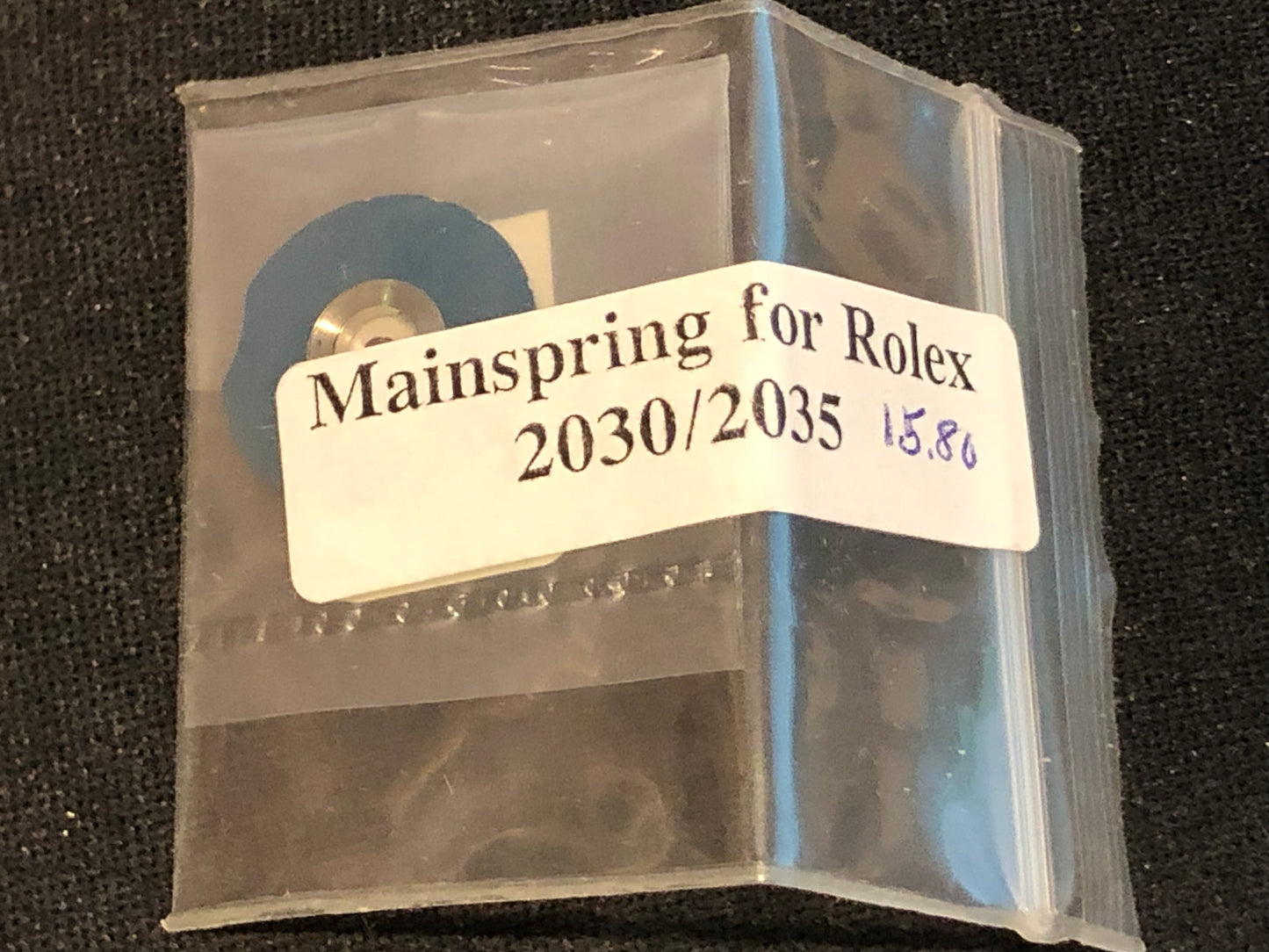 Alloy Mainspring for Rolex caliber 2030 to 2035