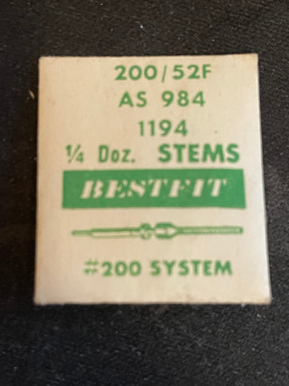 BESTFIT stems (3) for AS caliber 984, 1194 - new in envelope