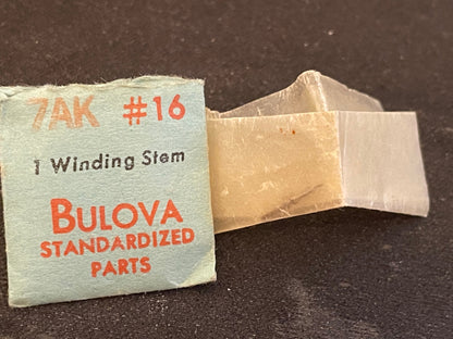 Bulova Factory Stem for caliber 7AK, 7AA, 7AH, 7AN, 7AP - new in envelope