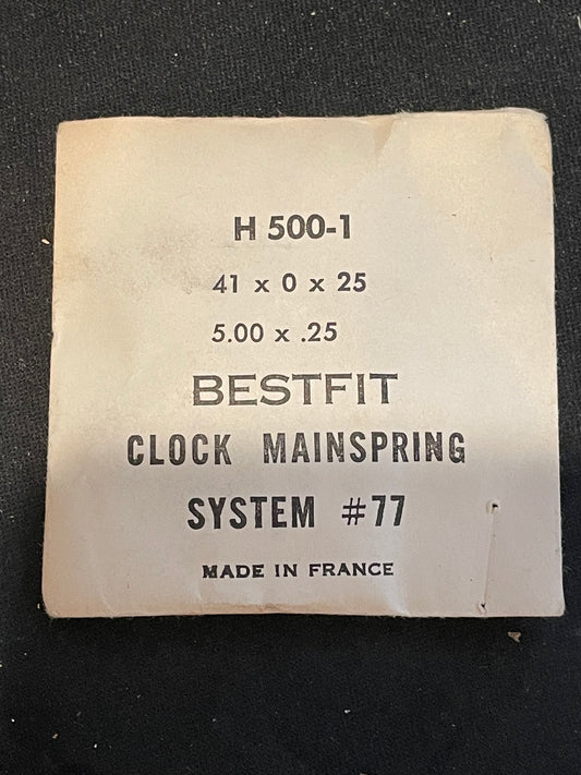 BESTFIT Clock Mainspring suitable for Emes Bavaria, Borletti 300 - H500-1