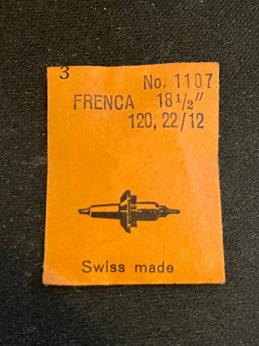 Ronda Balance Staffs (3) for Frenca (Buser) 18½ ligne caliber 120, 22/12 - new