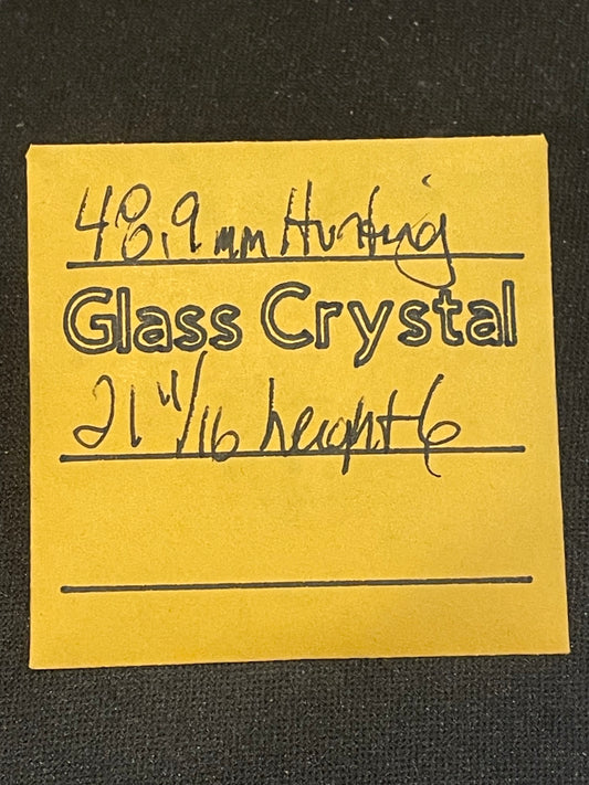 Vintage Glass Hunting Case Watch Crystal 21-11/16 (~48.9mm) - NOS