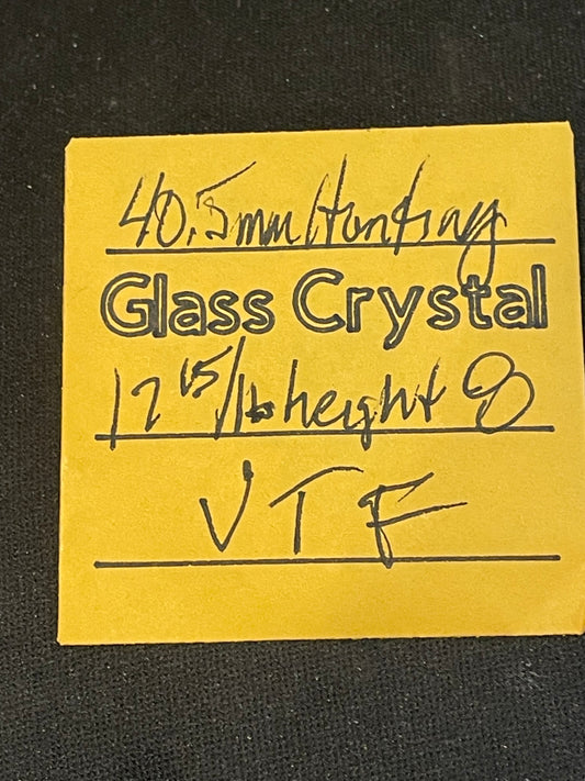 VTF Vintage Glass Hunting Case Watch Crystal 17-15/16 (~40.5mm) - NOS