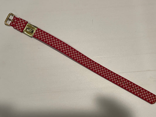 Unmarked Maker 5/8" Checkerboard Passthrough Nylon Watch Strap - NOS