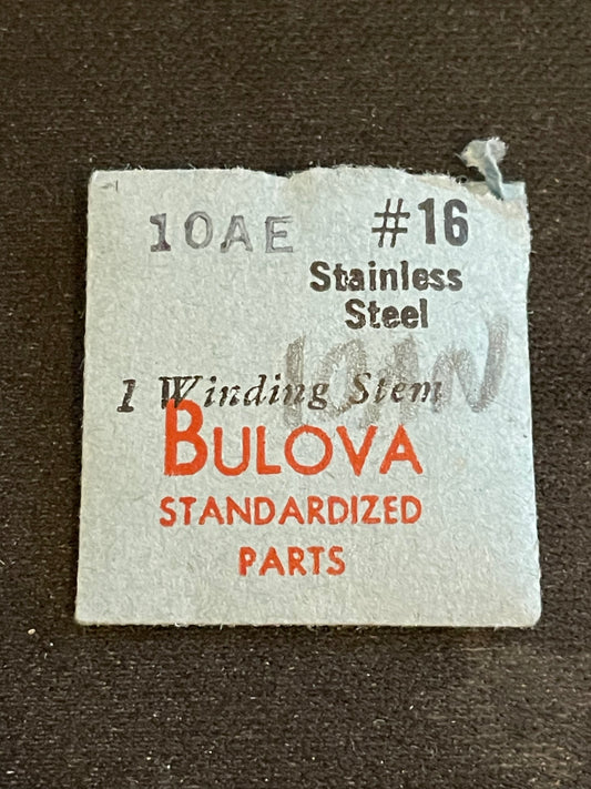 Bulova Factory stem for caliber 10AE - new in envelope