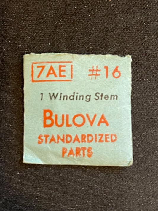 Bulova Factory stem for caliber 7AE - new in envelope