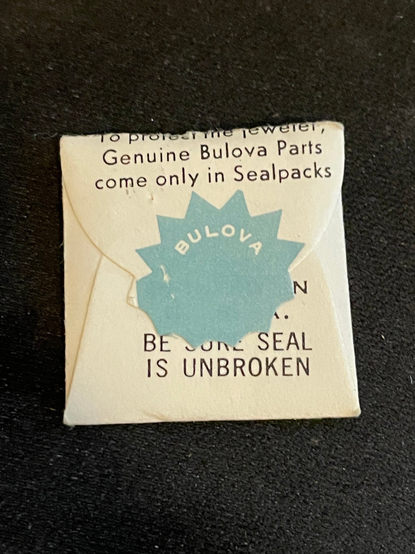 Bulova Factory UNCUT Stem for caliber 6BPA - new in envelope