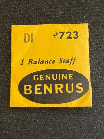 Benrus Factory Balance Staff for Benrus caliber DI (ETA 1170) - new