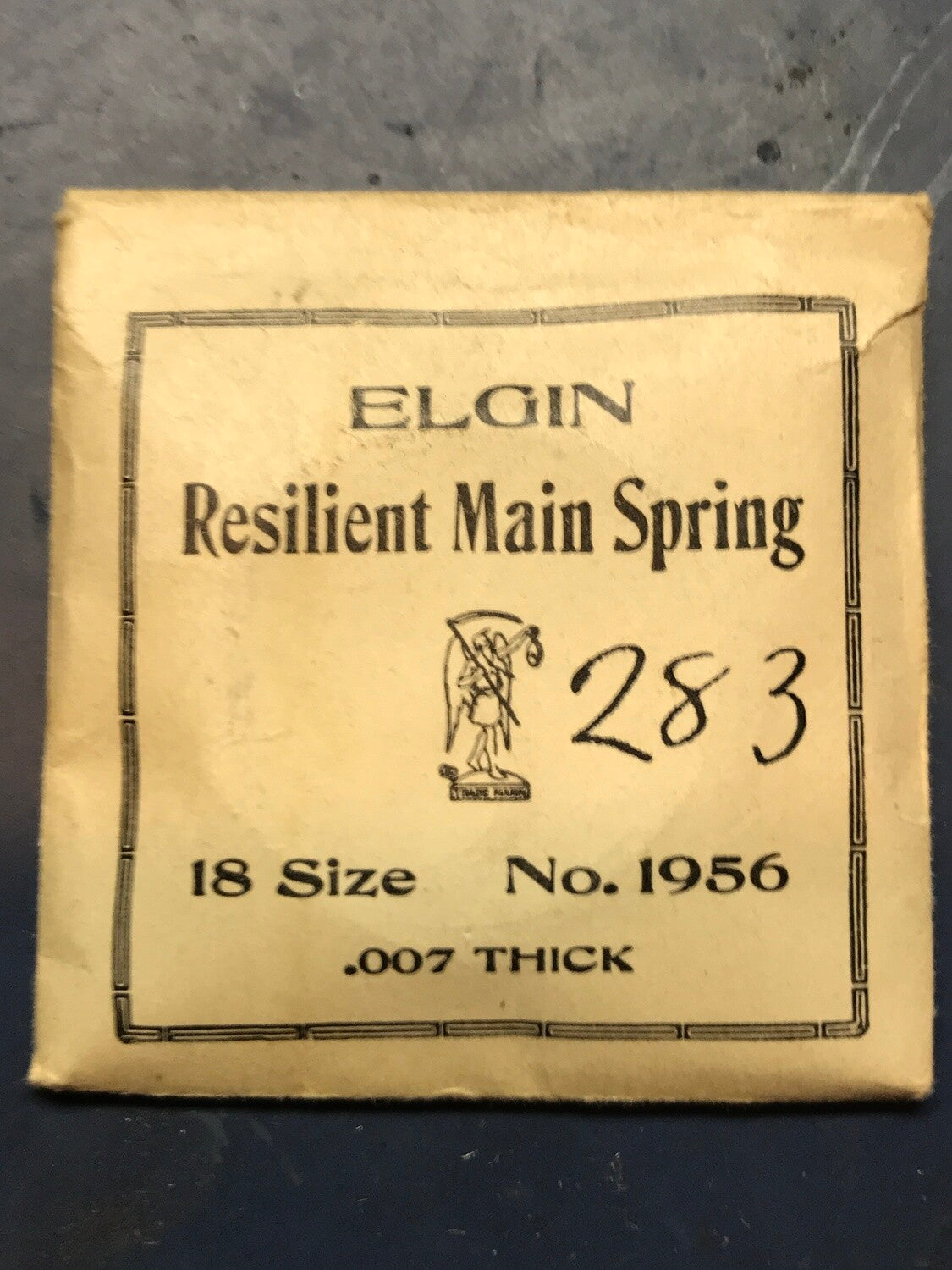 Elgin Factory Mainspring for 18s Factory No. 1956 - Steel