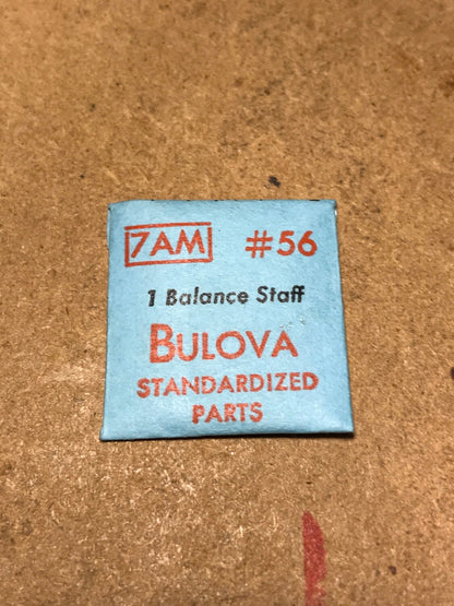 Bulova factory Balance Staff for caliber 7AM - new