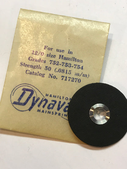 Hamilton Factory Dynavar Mainspring for 12/0s Hamilton No. 717270 - Alloy