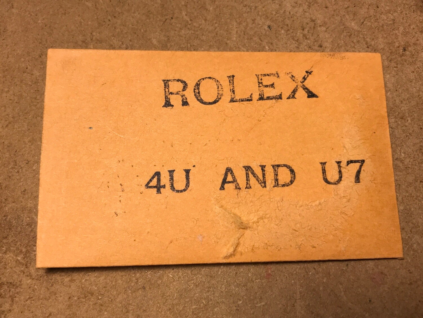 Rolex Factory Mainspring for caliber 4U & U7 movements - Alloy