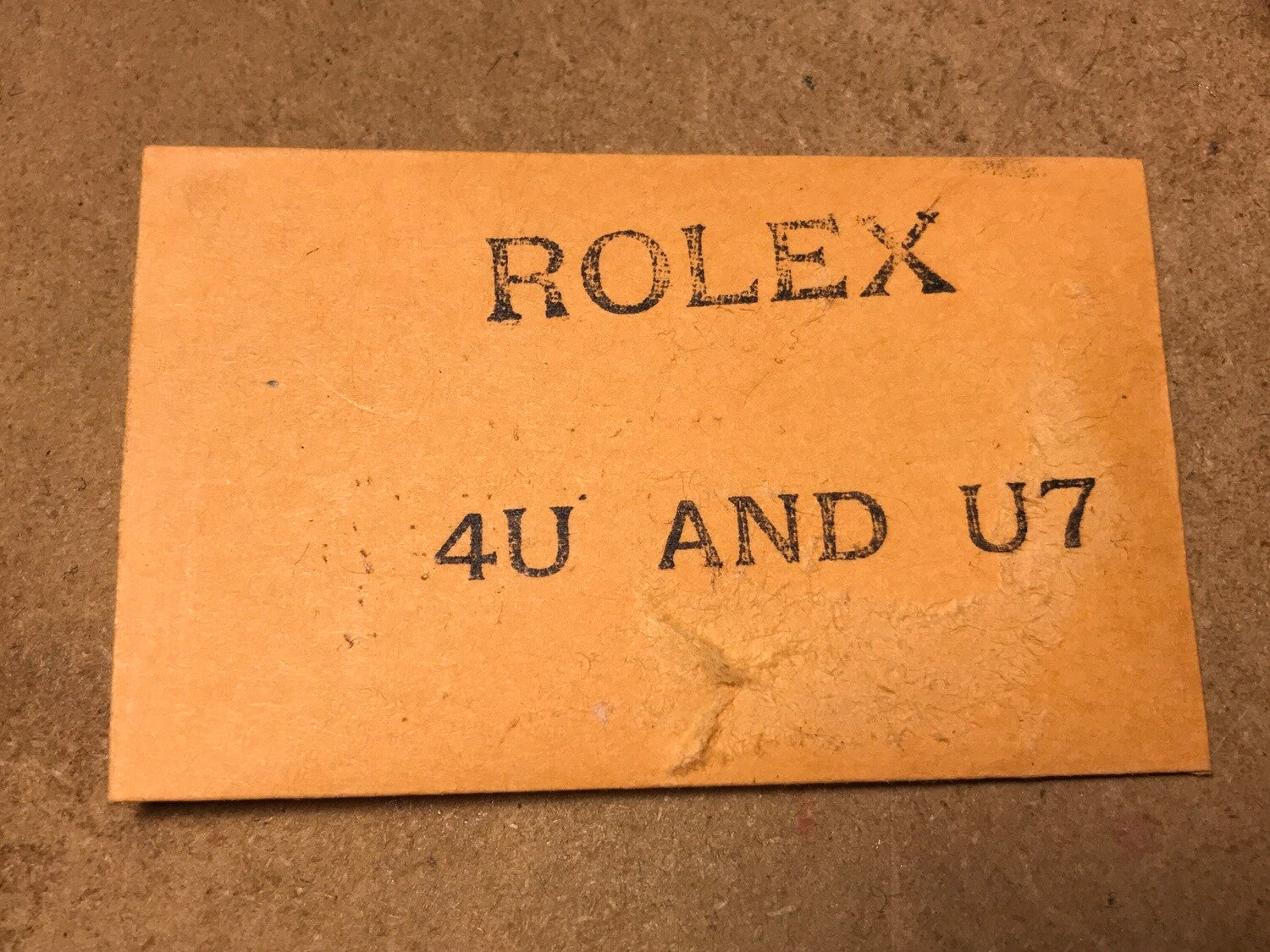 Rolex Factory Mainspring for caliber 4U & U7 movements - Alloy