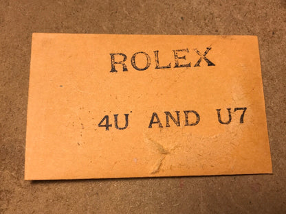 Rolex Factory Mainspring for caliber 4U & U7 movements - Alloy