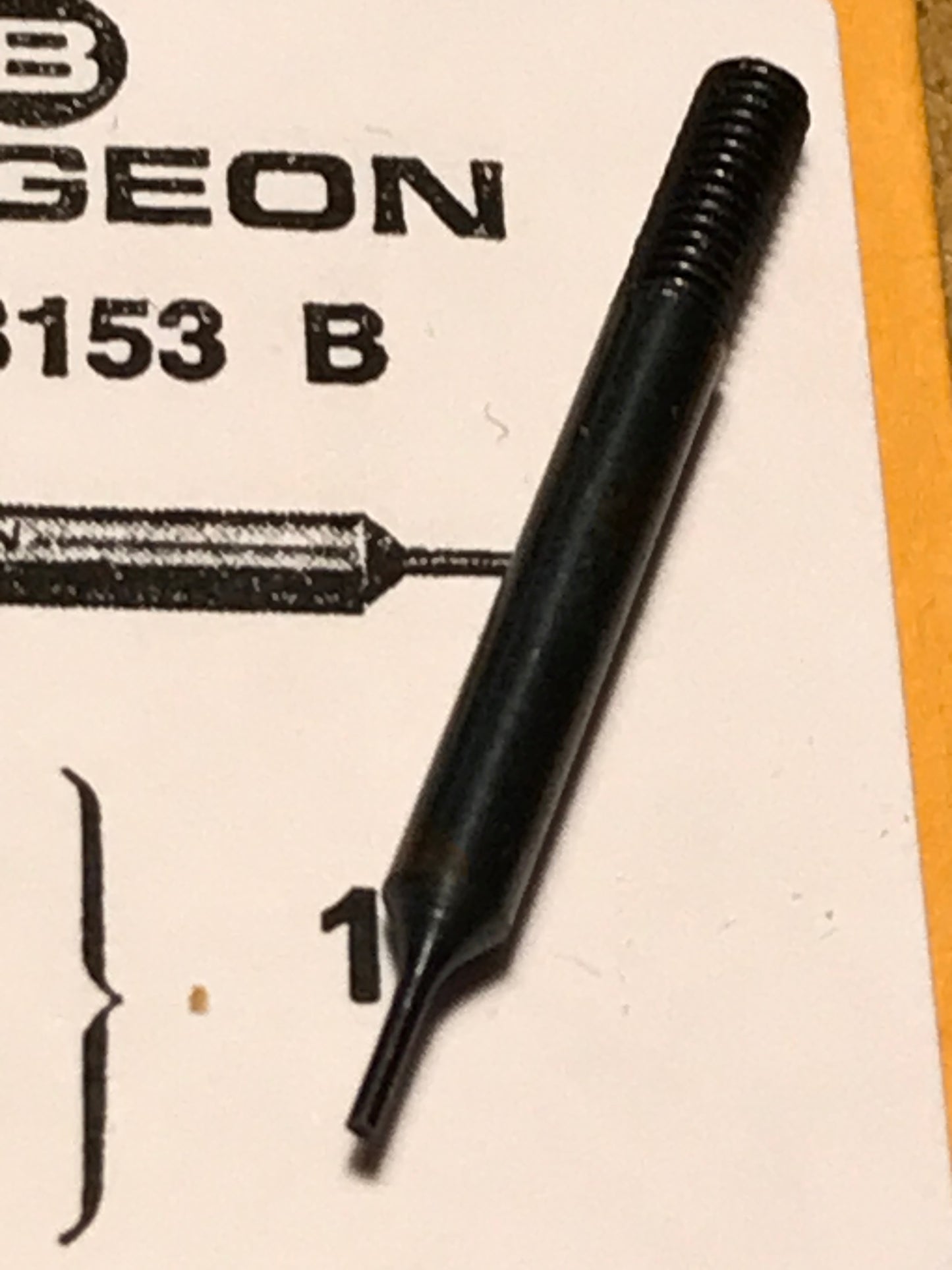 BERGEON No. 3153-B Spring Bar Tool Replacement Tip - New