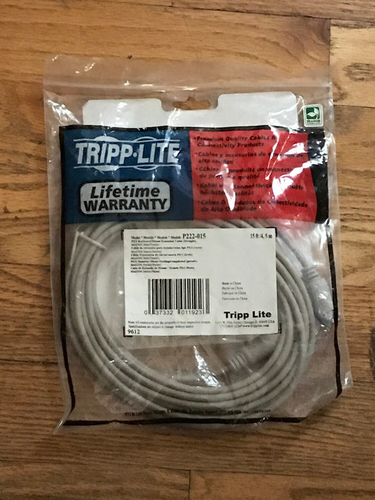 Tripp-Lite P222-015 PS2 Keyboard/Mouse Extension Cable - New in packaging