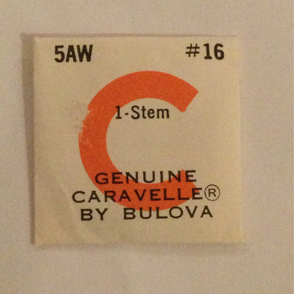 Bulova Factory stem for Caravelle caliber 5AW- new in envelope