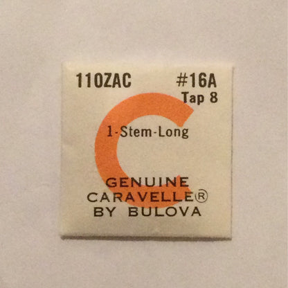 Bulova Factory LONG stem for Caravelle caliber 11OZAC - new in envelope