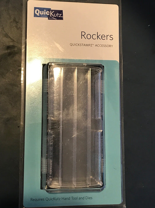 Package of 4 - 2 x 4 QuicKutz Rockers Quickstampz Acessory - New in packaging