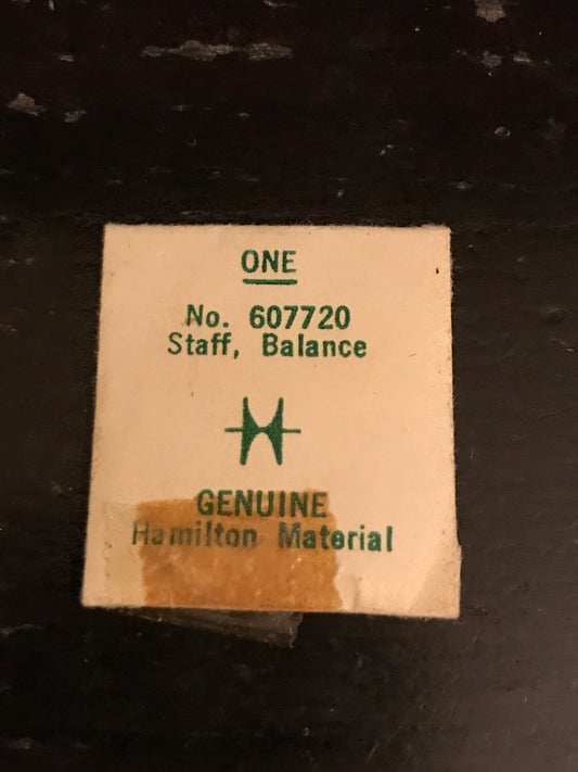 Hamilton Factory Balance Staff for 16s Grade 699 Traffic Special No. 607720