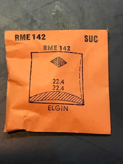 SUC Rocket Crystal RME 142 for ELGIN - 22.4 x 22.4mm - New