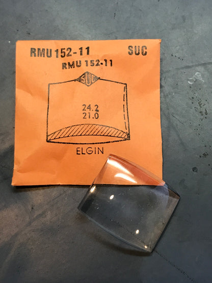 SUC Rocket Crystal RMU 152-11 for ELGIN - 24.2 x 21.0mm - New