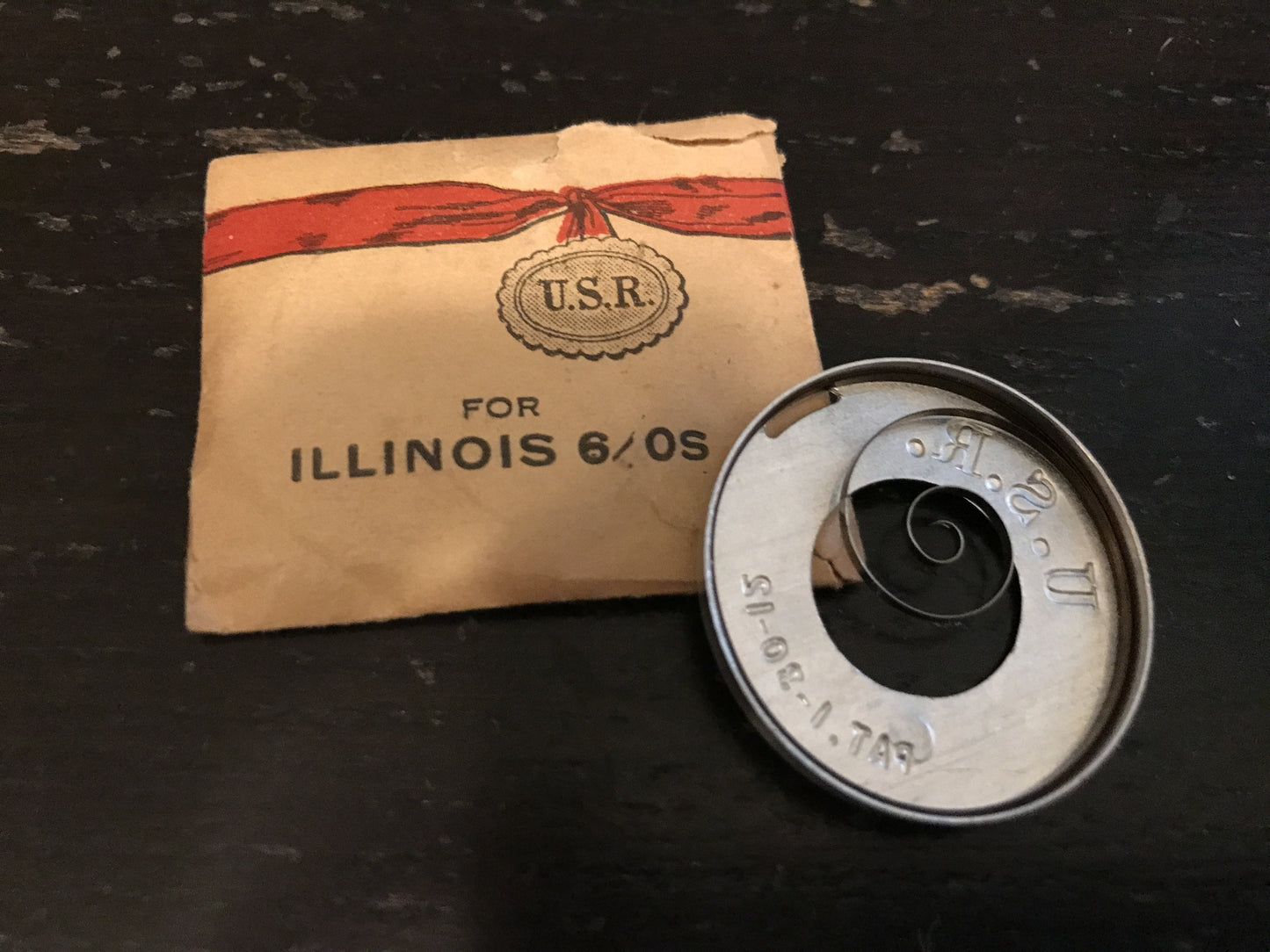 USR Mainspring for Illinois 6/0s Factory No. 47365 - Steel