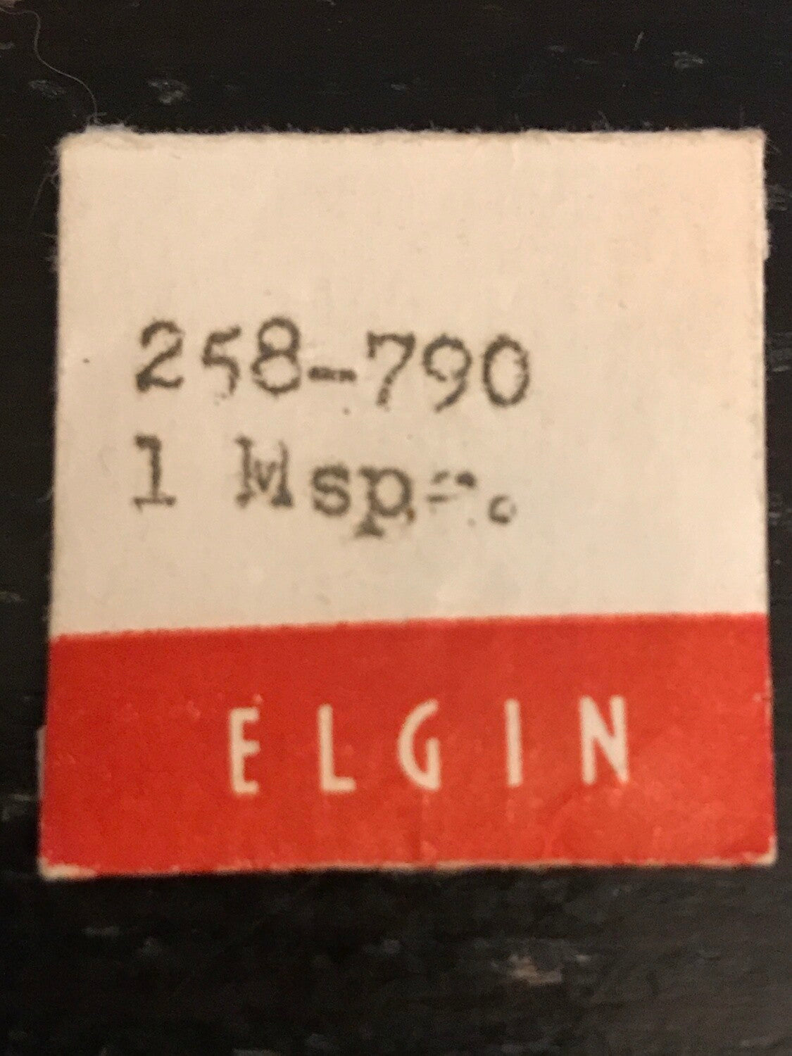 Elgin Factory Mainspring for 4/0s Grade 790 - Steel