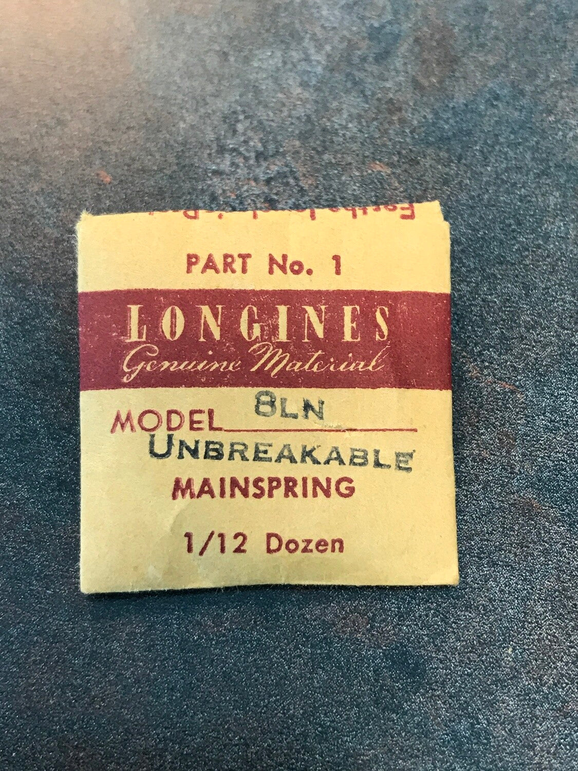 Longines Factory Mainspring for caliber 8LN, 8/68N - Alloy