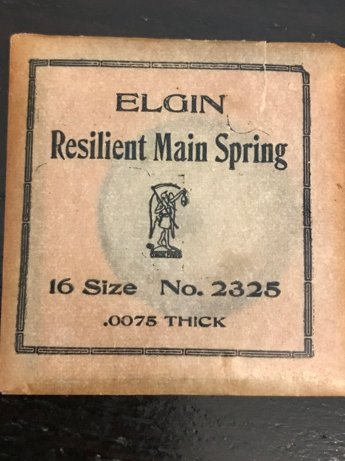 Elgin Factory Mainspring for 16s No. 2325 - Steel