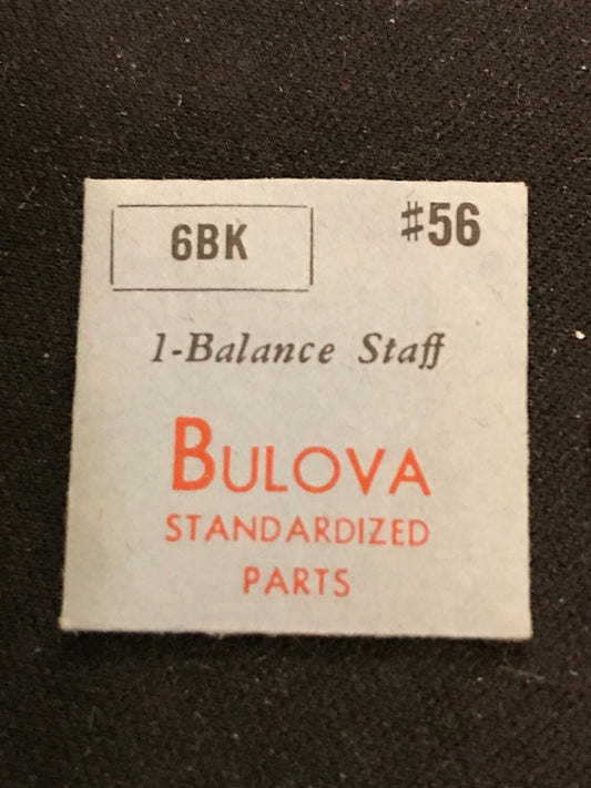 Bulova factory Balance Staff for caliber 6BK - new