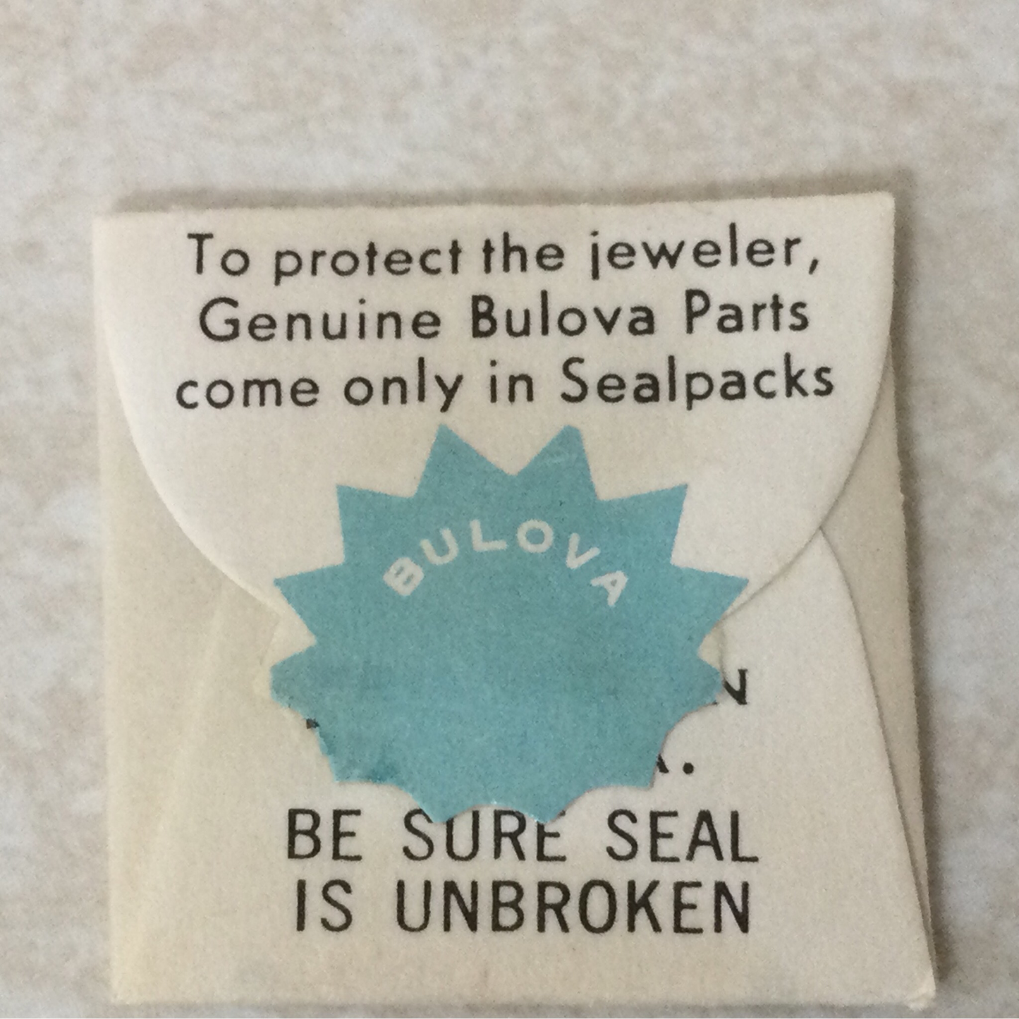 Bulova Factory stem for caliber 6AH - new in envelope