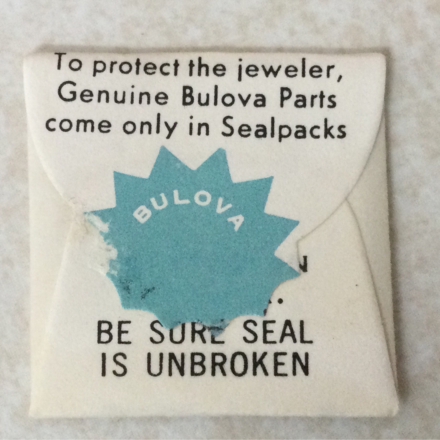 Bulova Factory LONG stem for caliber 6CN - new in envelope