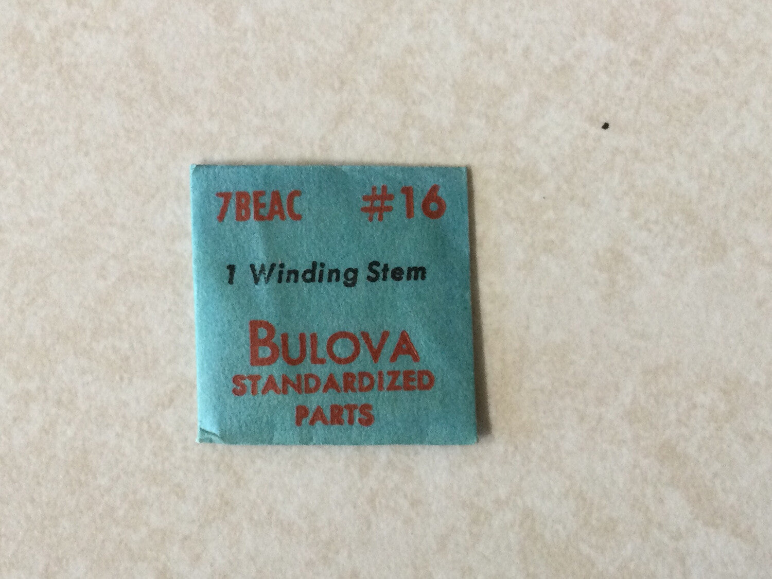 Bulova Factory stem for caliber 7BEAC - new in envelope