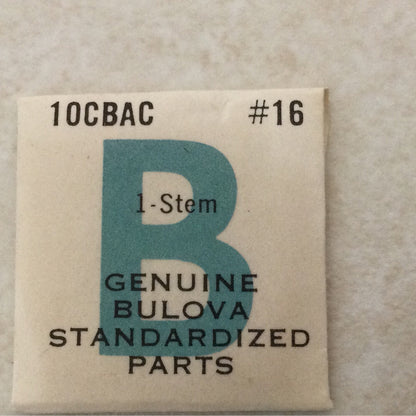 Bulova Factory stem for caliber 10CBAC - new in envelope