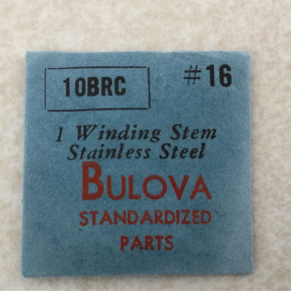 Bulova Factory stem for caliber 10BRC - new in envelope