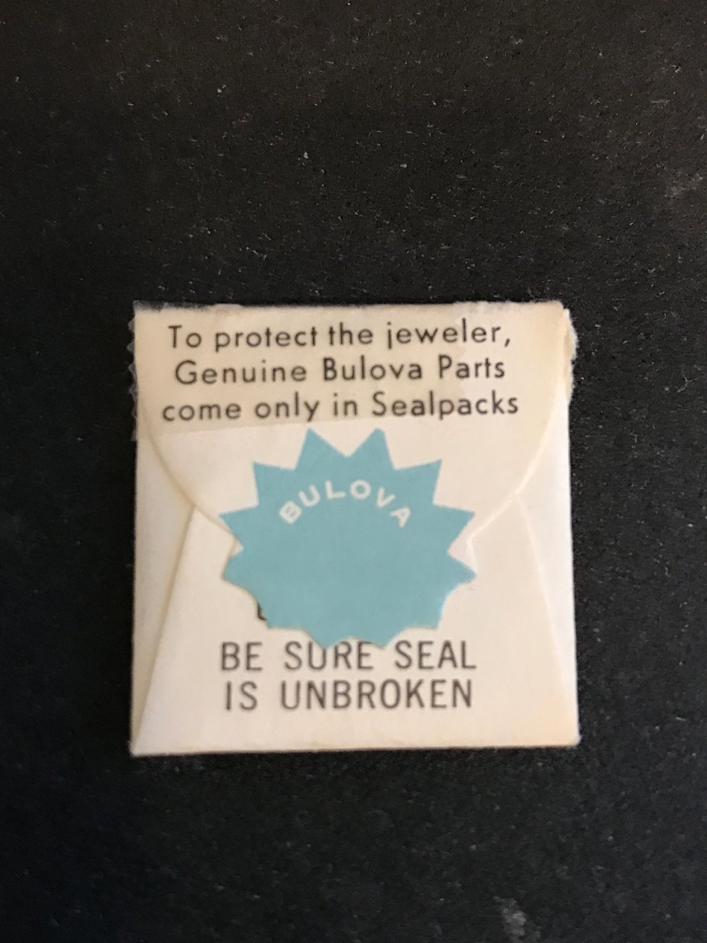 Bulova Factory LONG stem for caliber 10CBAC - new in envelope