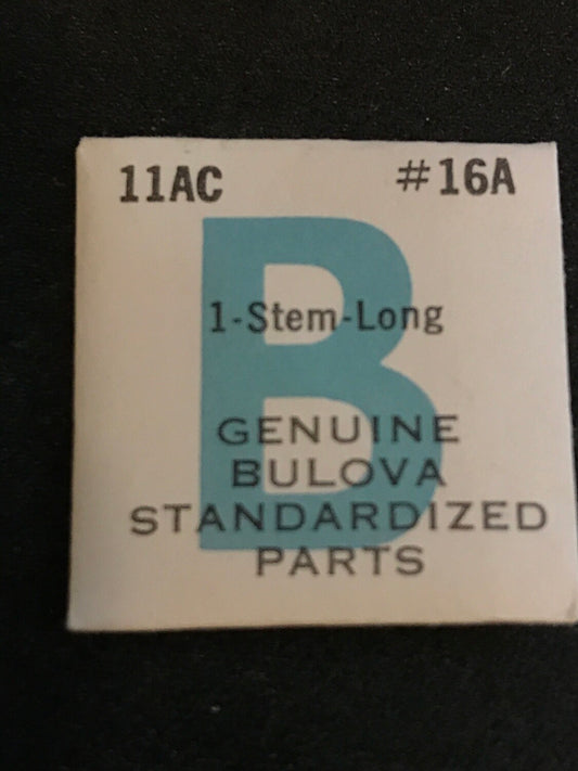 Bulova Factory LONG stem for caliber 11AC - new in envelope