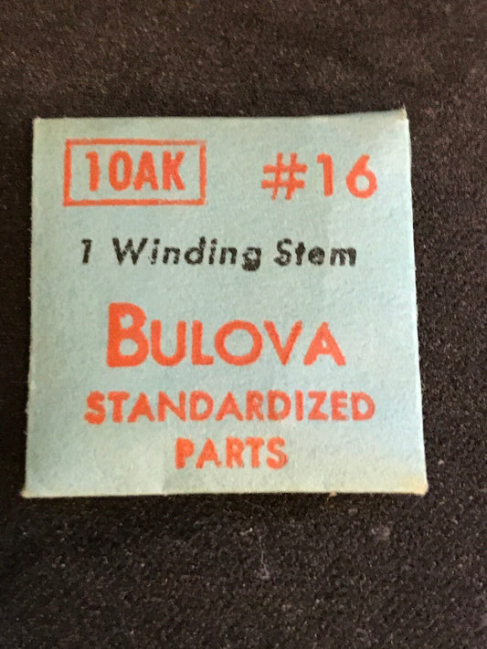 Bulova Factory stem for caliber 10AK - new in envelope