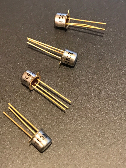 FOUR ECG126A PNP Germanium RF/IF Amplifier Transistors