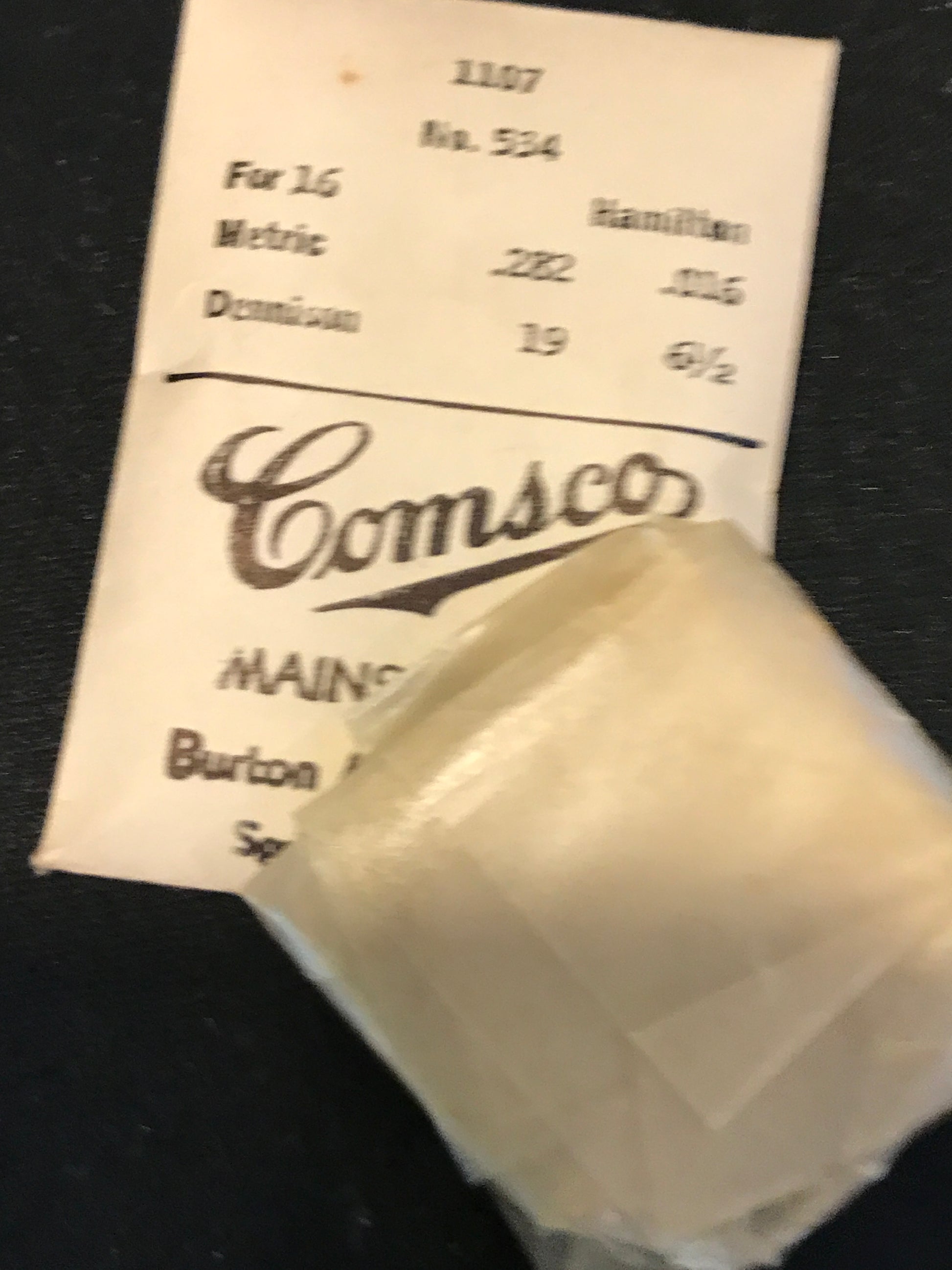 Comsco Mainspring #1107 for Hamilton 16s Factory No. 534 - Steel